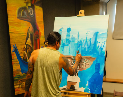 The Gathering Image of Painter